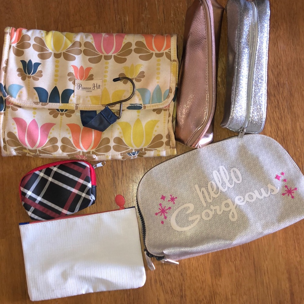 Lot of makeup bags